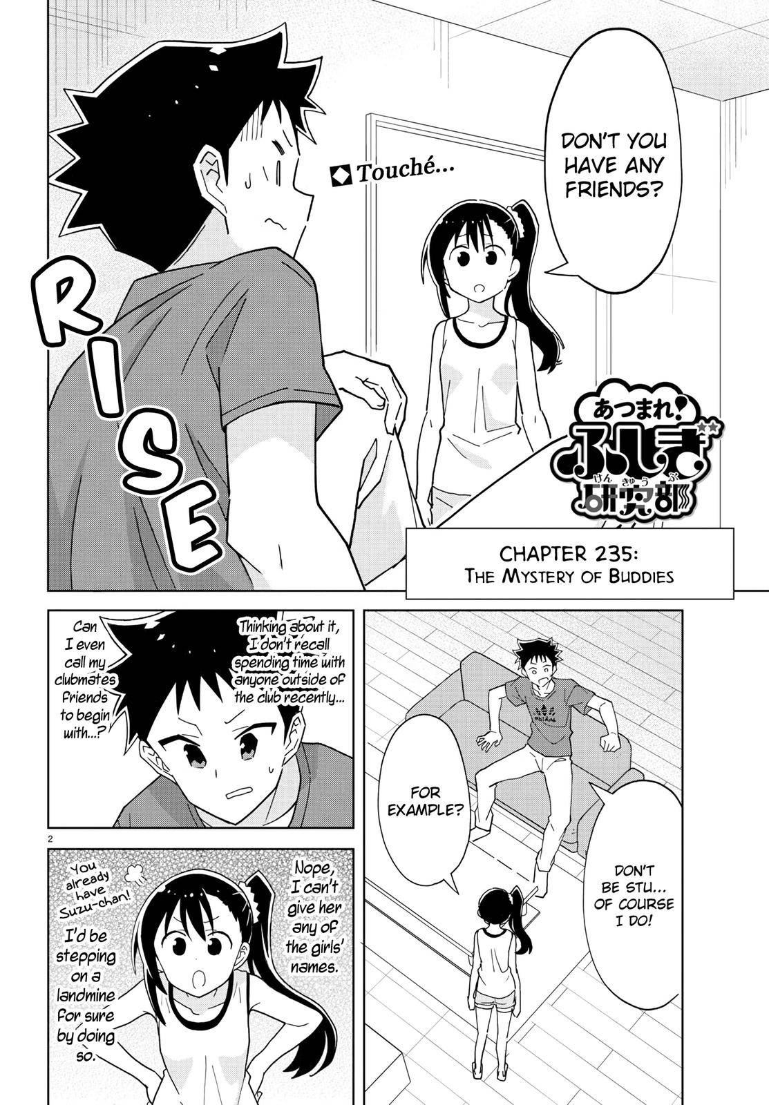 Atsumare! Fushigi Kenkyu-bu chapter 235 page 2
