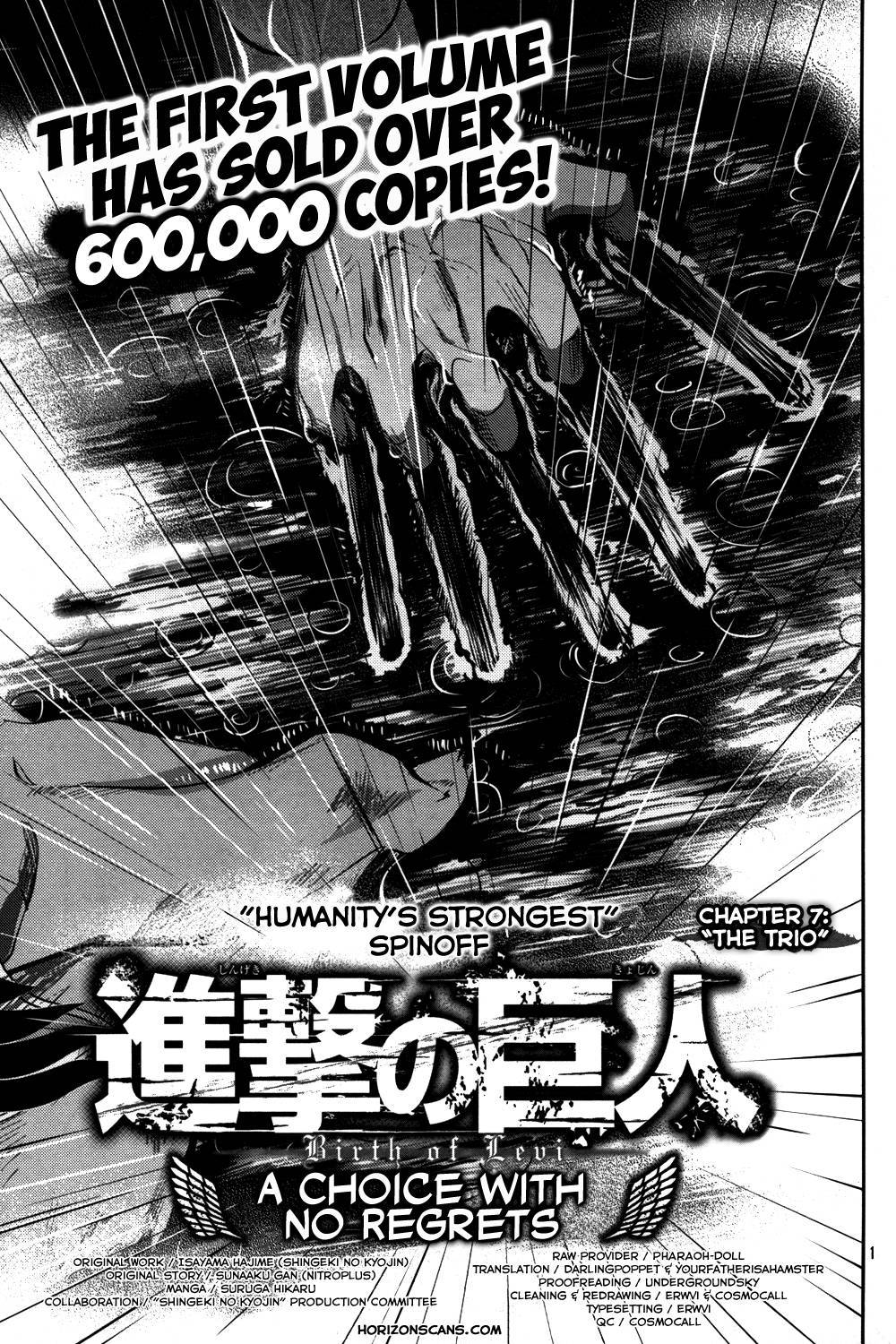 Attack on Titan - No Regrets chapter 7 page 1