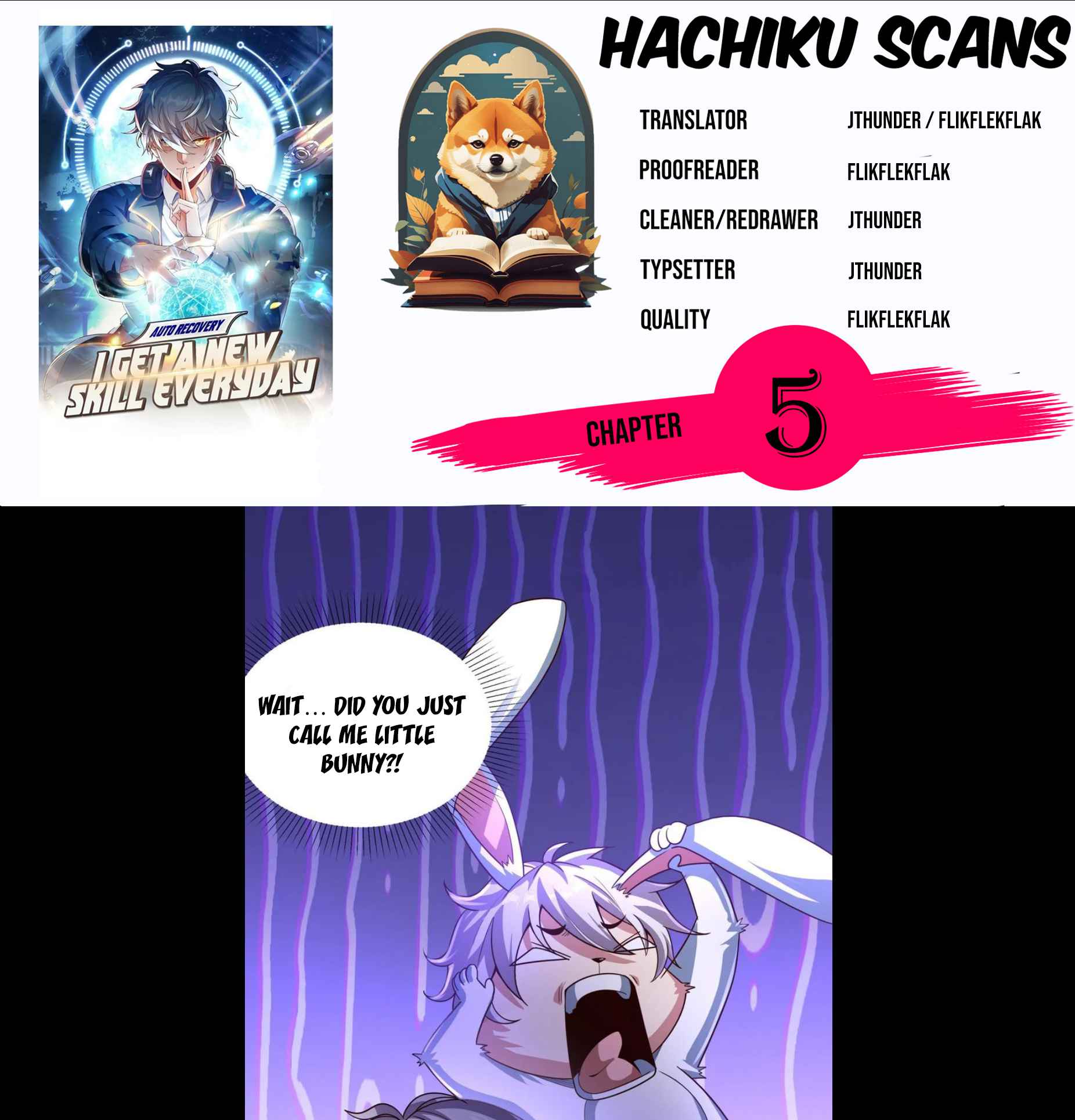 Aura Recovery: I Get a New Skill Everyday chapter 5 page 1