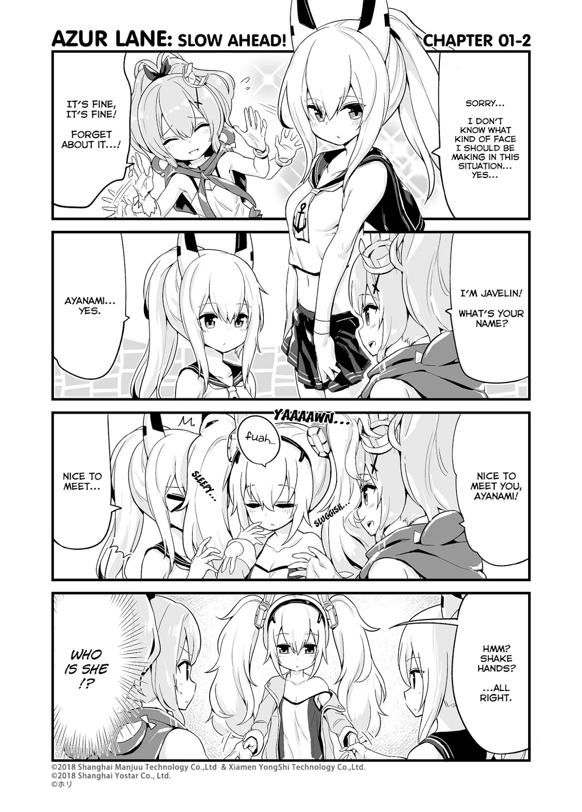 Azur Lane 4-koma: Slow Ahead chapter 1 page 2