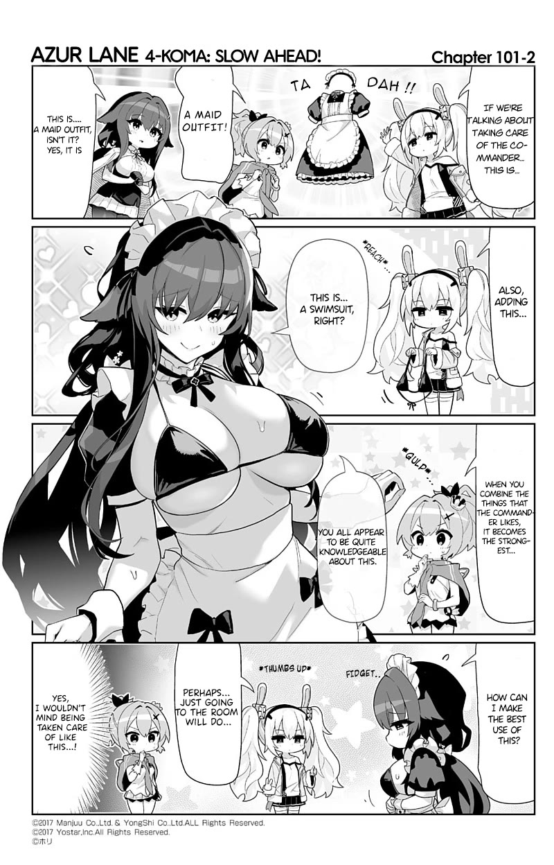 Azur Lane 4-koma: Slow Ahead chapter 101 page 2