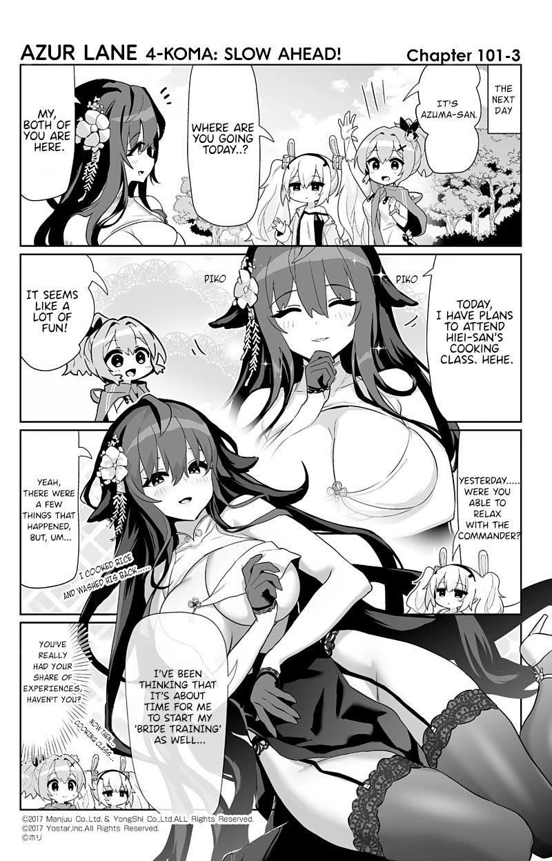 Azur Lane 4-koma: Slow Ahead chapter 101 page 3