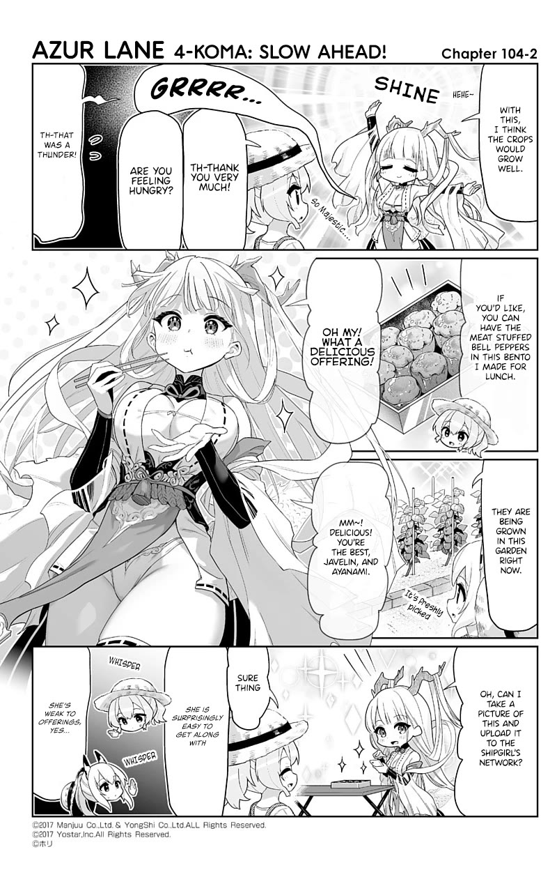 Azur Lane 4-koma: Slow Ahead chapter 104 page 2