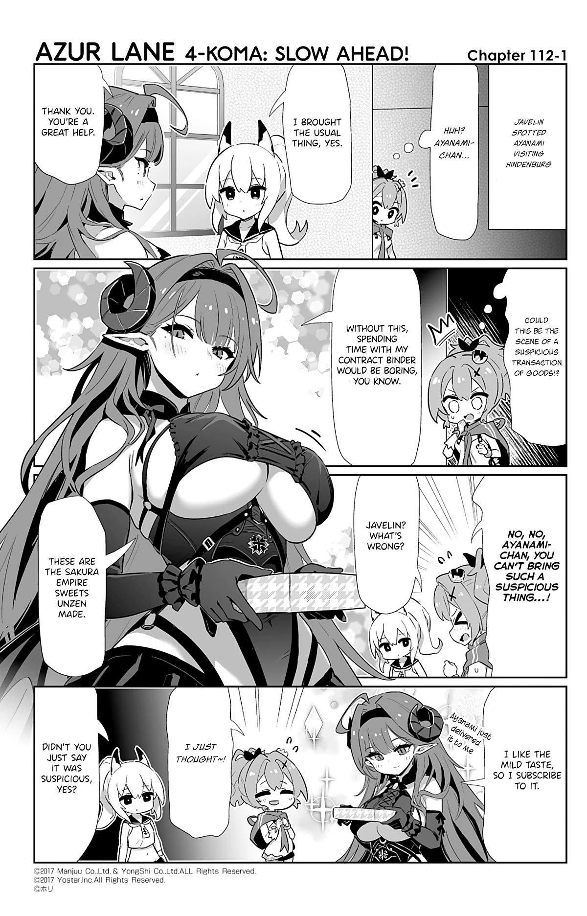 Azur Lane 4-koma: Slow Ahead chapter 112 page 1