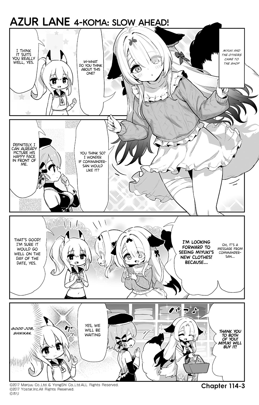 Azur Lane 4-koma: Slow Ahead chapter 114 page 3