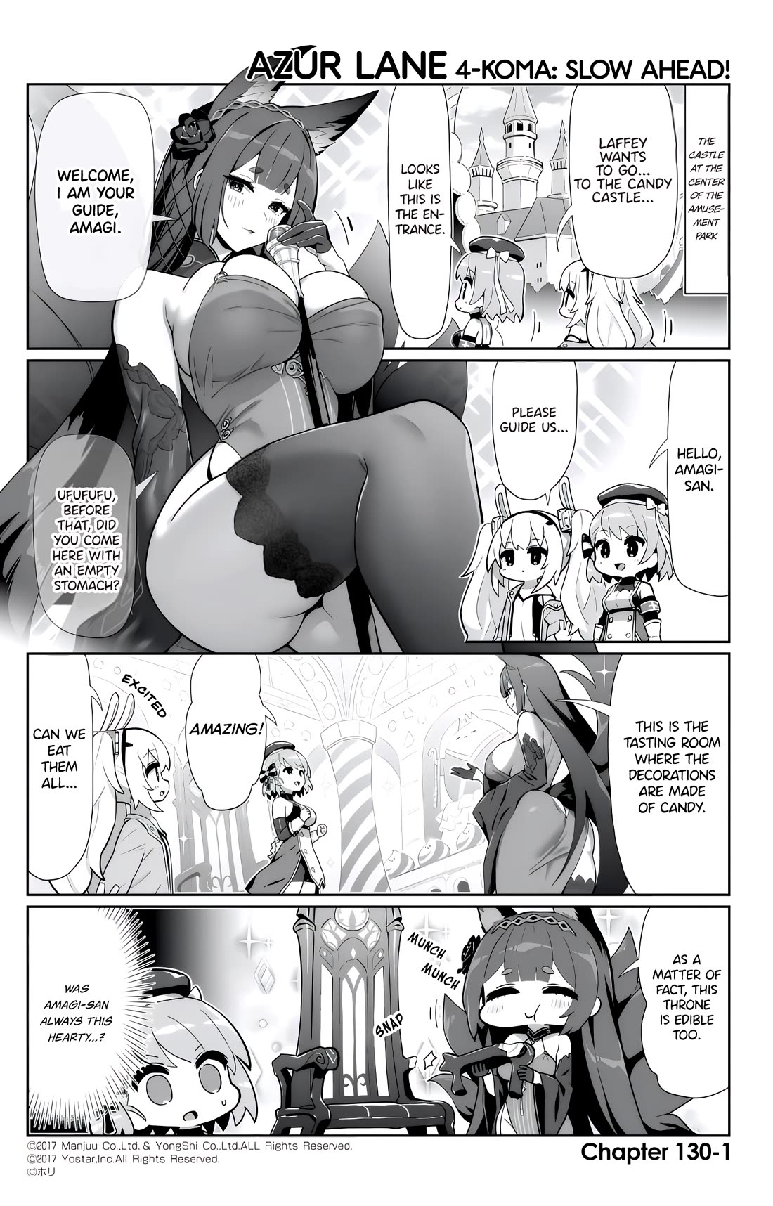 Azur Lane 4-koma: Slow Ahead chapter 130 page 1