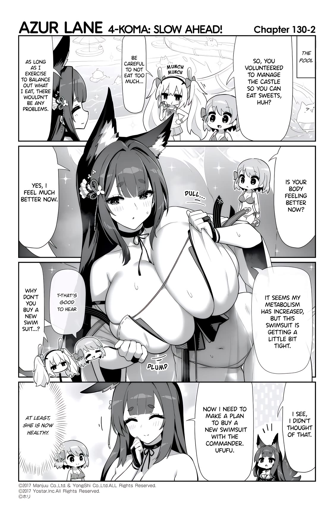 Azur Lane 4-koma: Slow Ahead chapter 130 page 2