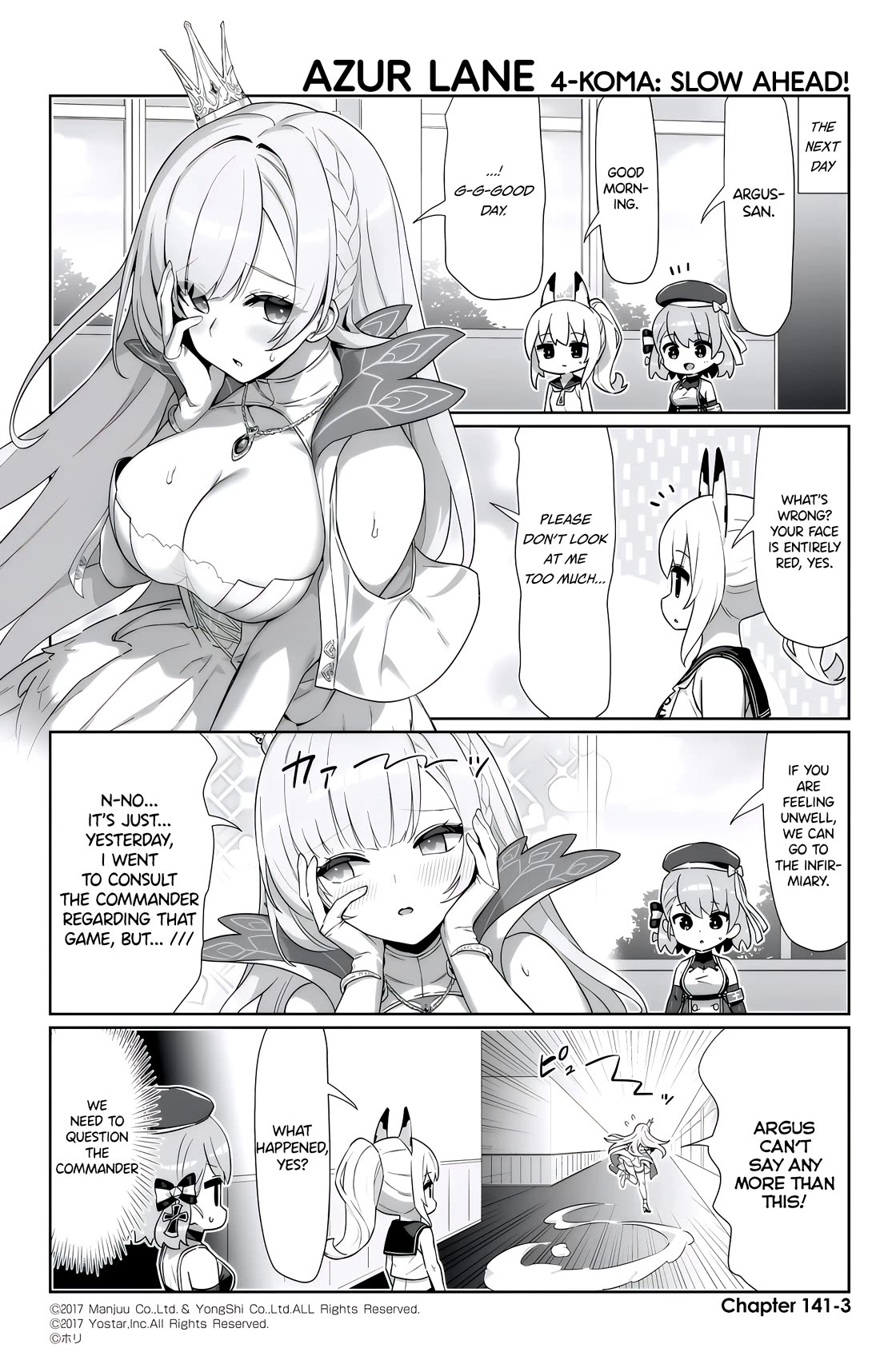 Azur Lane 4-koma: Slow Ahead chapter 141 page 3