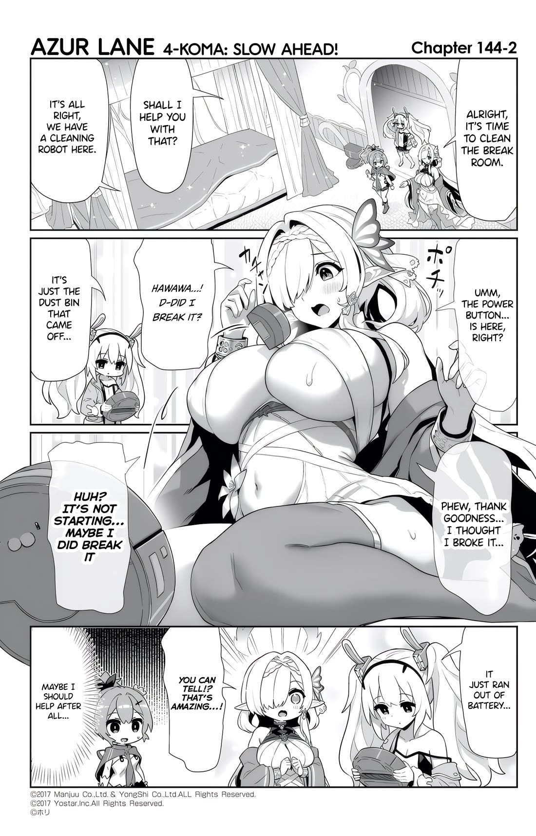 Azur Lane 4-koma: Slow Ahead chapter 144 page 2