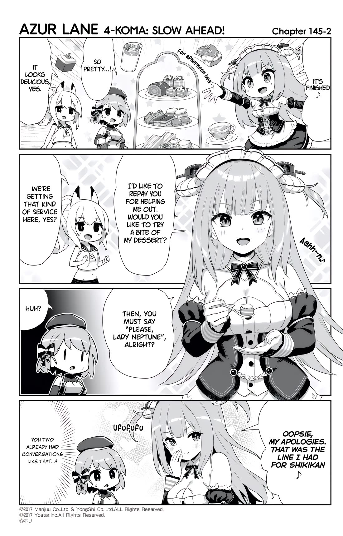 Azur Lane 4-koma: Slow Ahead chapter 145 page 2