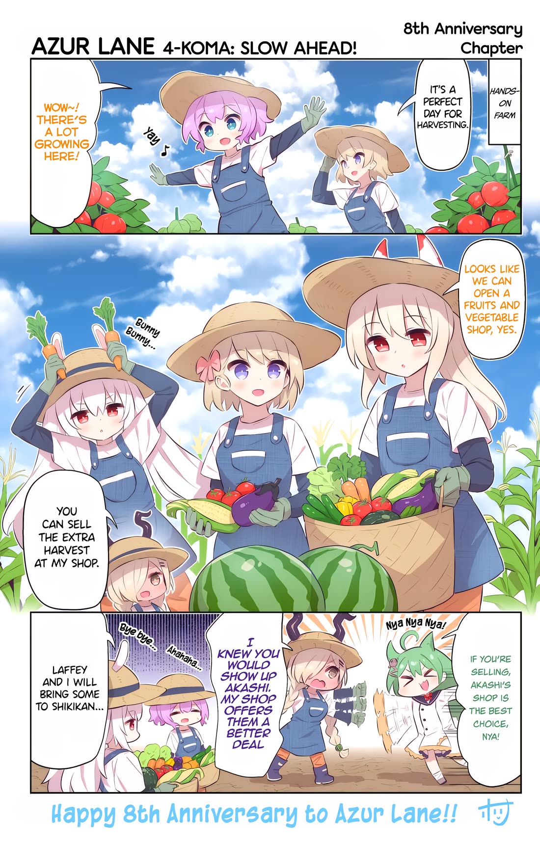Azur Lane 4-koma: Slow Ahead chapter 152.5 page 1
