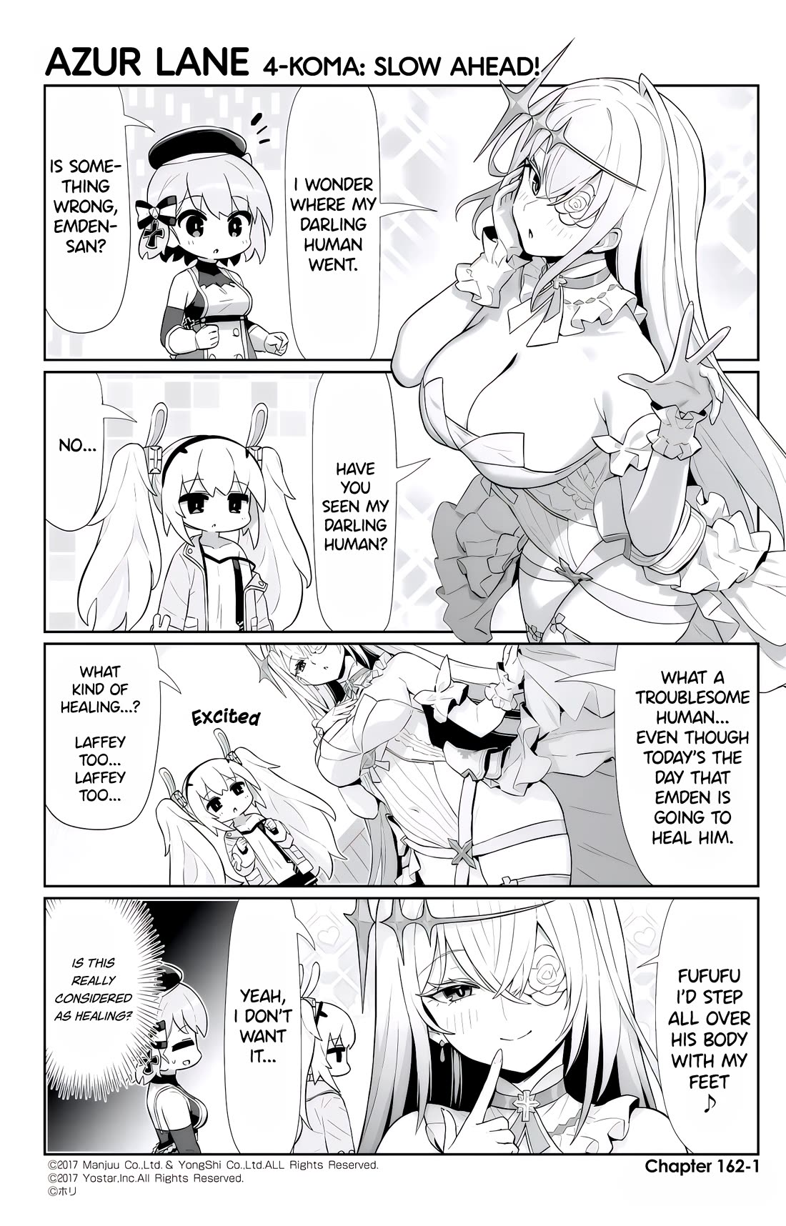 Azur Lane 4-koma: Slow Ahead chapter 162 page 1