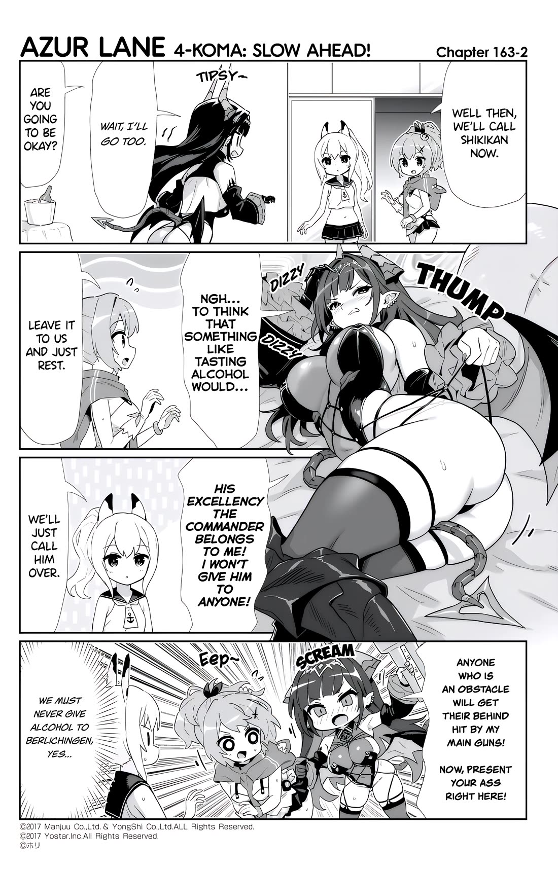 Azur Lane 4-koma: Slow Ahead chapter 163 page 2