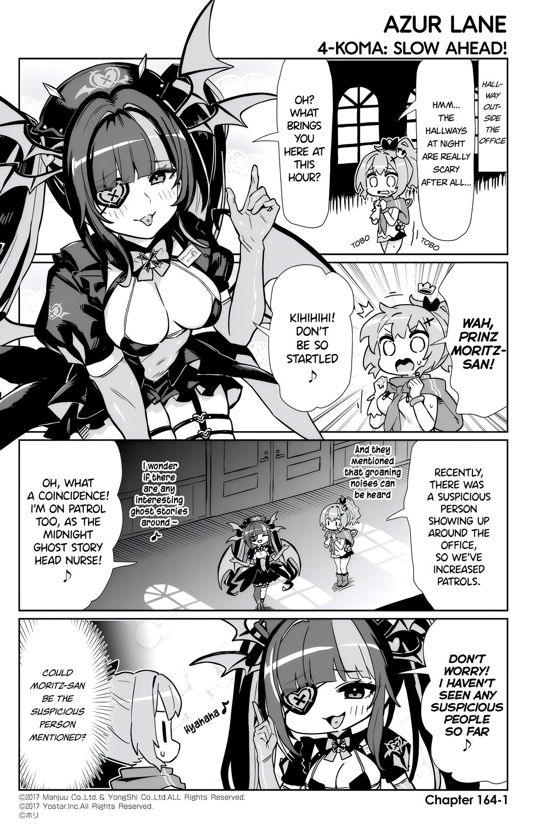 Azur Lane 4-koma: Slow Ahead chapter 164 page 1