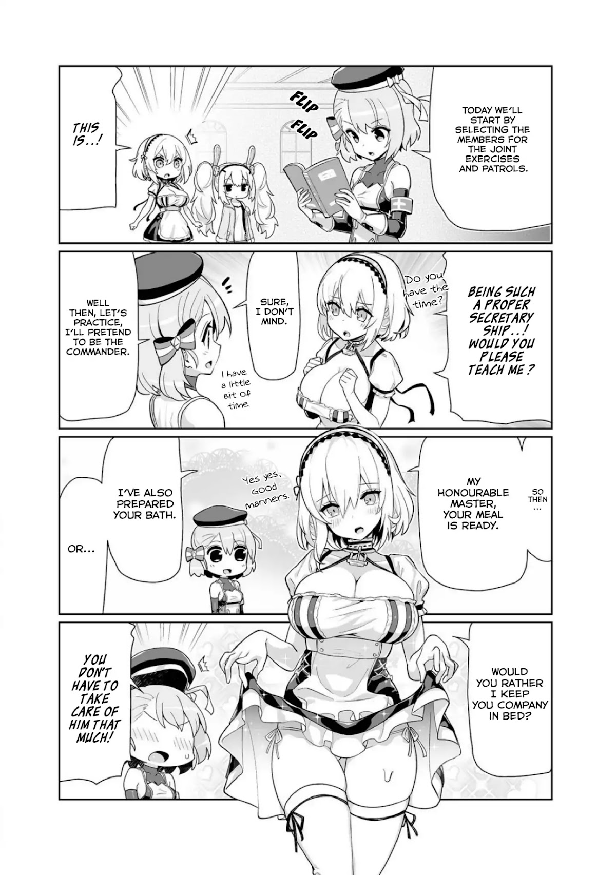 Azur Lane 4-koma: Slow Ahead chapter 24.1 page 3