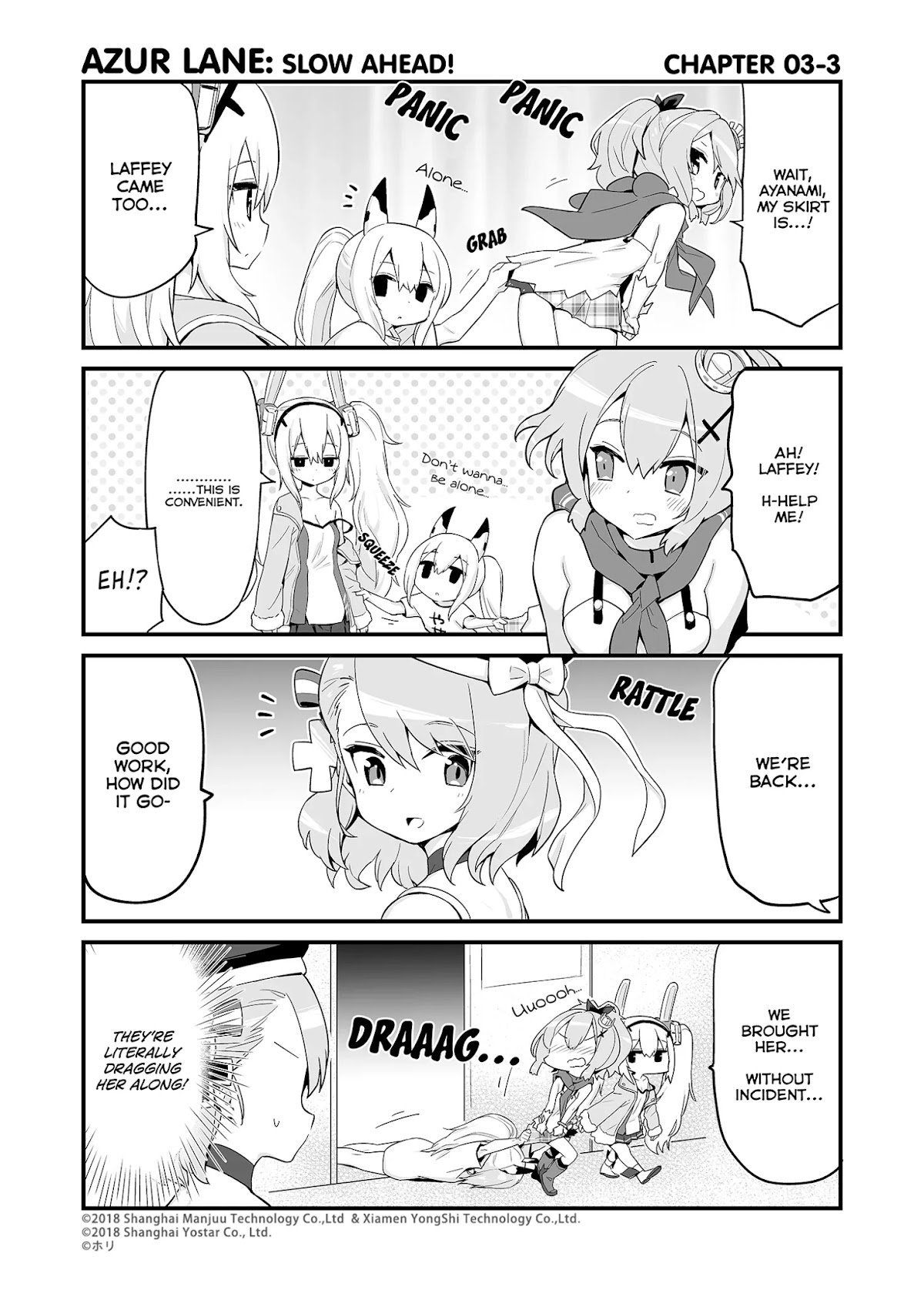 Azur Lane 4-koma: Slow Ahead chapter 3 page 3