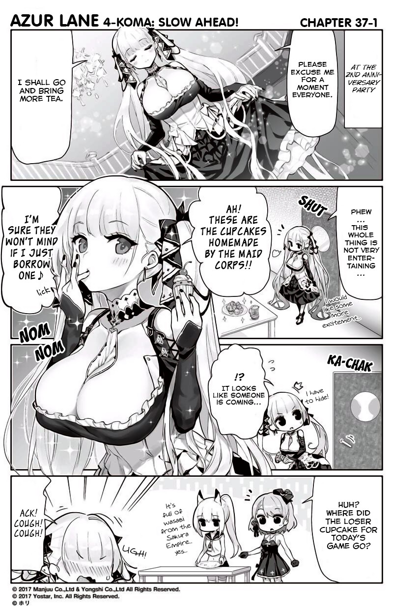 Azur Lane 4-koma: Slow Ahead chapter 37 page 1