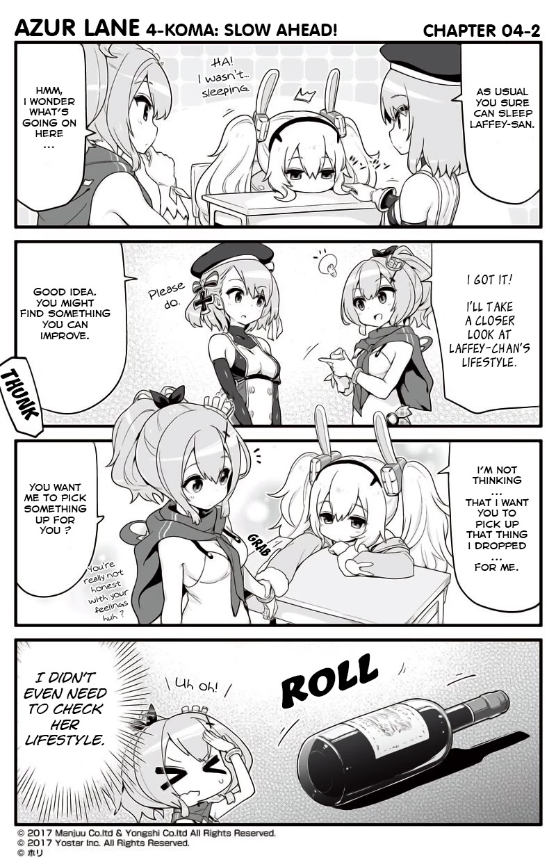 Azur Lane 4-koma: Slow Ahead chapter 4 page 2