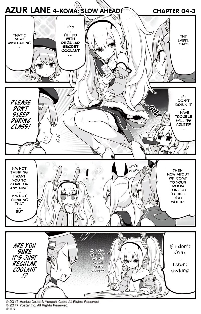 Azur Lane 4-koma: Slow Ahead chapter 4 page 3