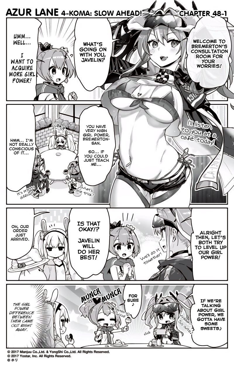 Azur Lane 4-koma: Slow Ahead chapter 48 page 1