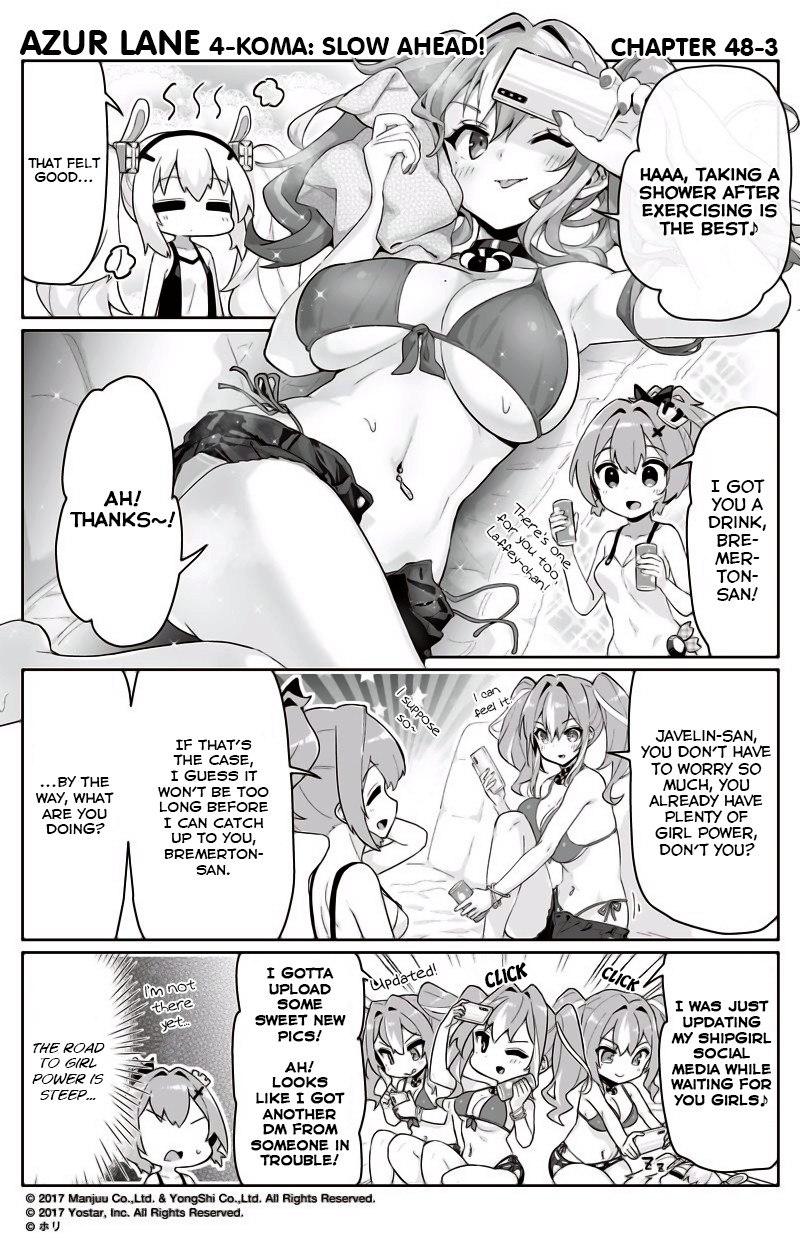 Azur Lane 4-koma: Slow Ahead chapter 48 page 3