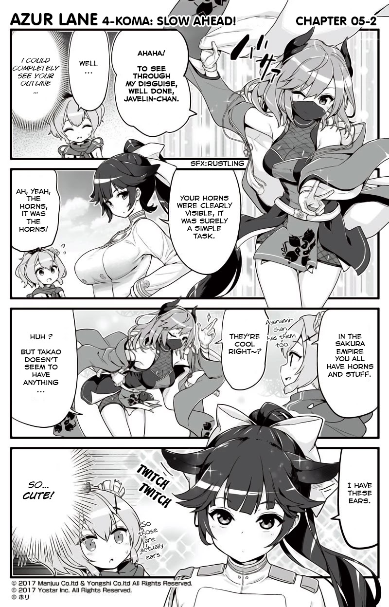 Azur Lane 4-koma: Slow Ahead chapter 5 page 2