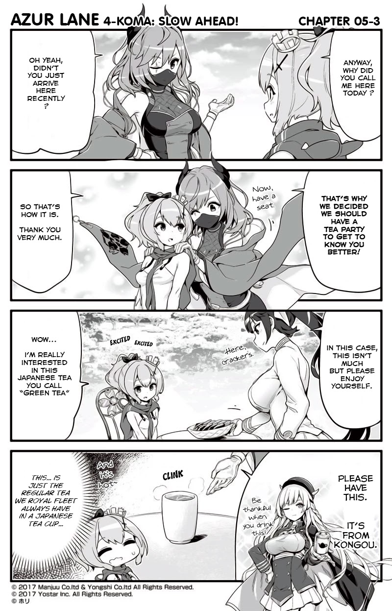 Azur Lane 4-koma: Slow Ahead chapter 5 page 3