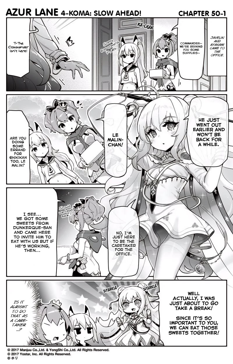 Azur Lane 4-koma: Slow Ahead chapter 50 page 1