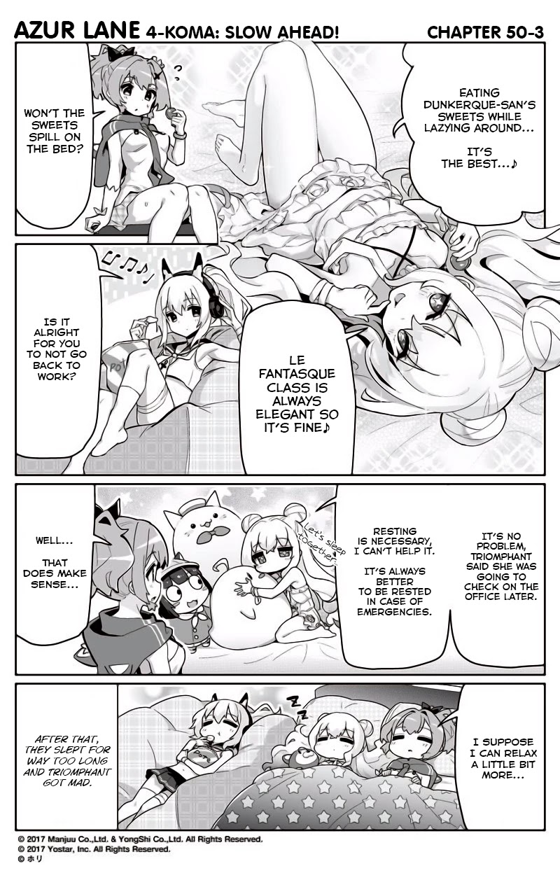 Azur Lane 4-koma: Slow Ahead chapter 50 page 3