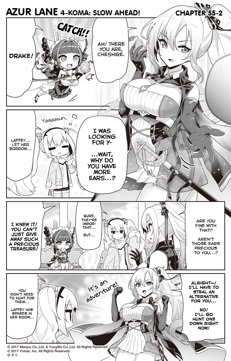 Azur Lane 4-koma: Slow Ahead chapter 55 page 2