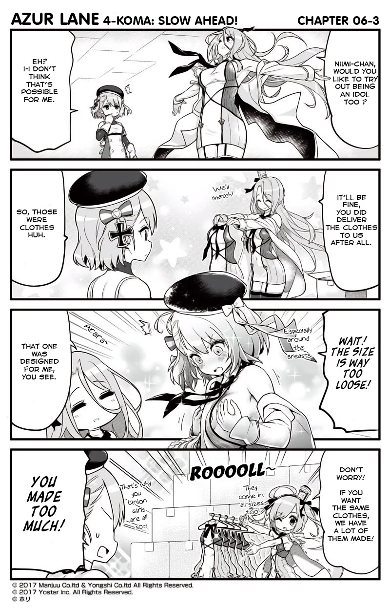 Azur Lane 4-koma: Slow Ahead chapter 6 page 3