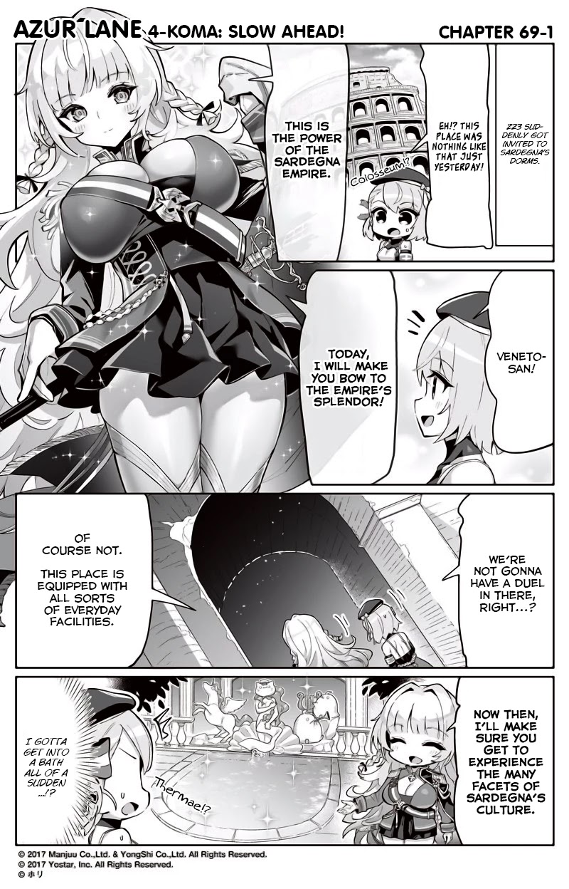 Azur Lane 4-koma: Slow Ahead chapter 69 page 1