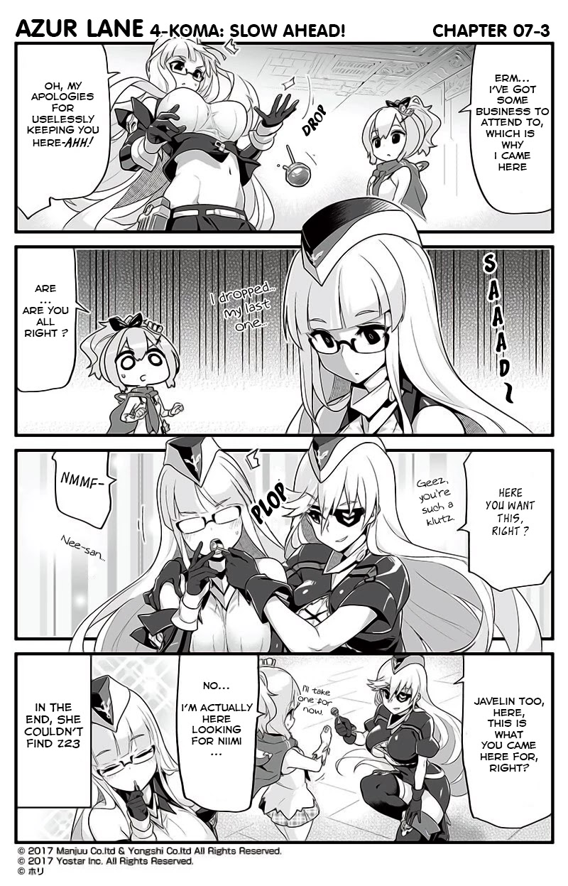Azur Lane 4-koma: Slow Ahead chapter 7 page 3