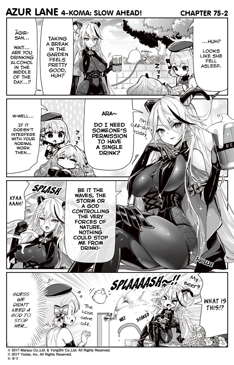 Azur Lane 4-koma: Slow Ahead chapter 75 page 2