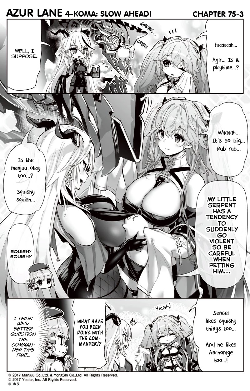 Azur Lane 4-koma: Slow Ahead chapter 75 page 3