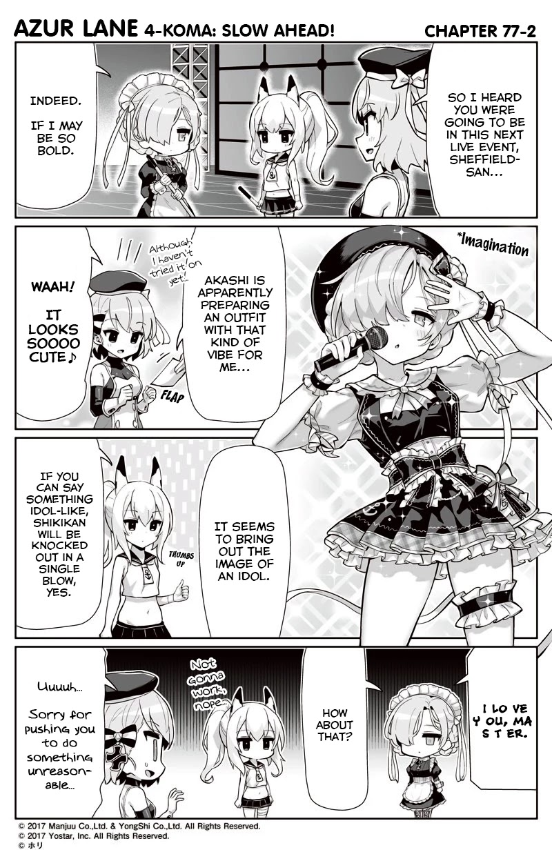 Azur Lane 4-koma: Slow Ahead chapter 77 page 2