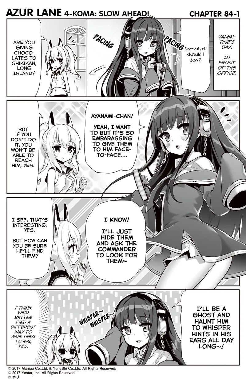 Azur Lane 4-koma: Slow Ahead chapter 84 page 1
