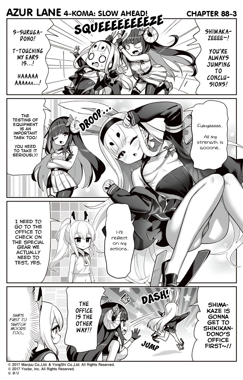 Azur Lane 4-koma: Slow Ahead chapter 88 page 3