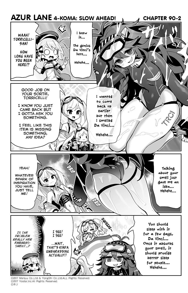 Azur Lane 4-koma: Slow Ahead chapter 90 page 2
