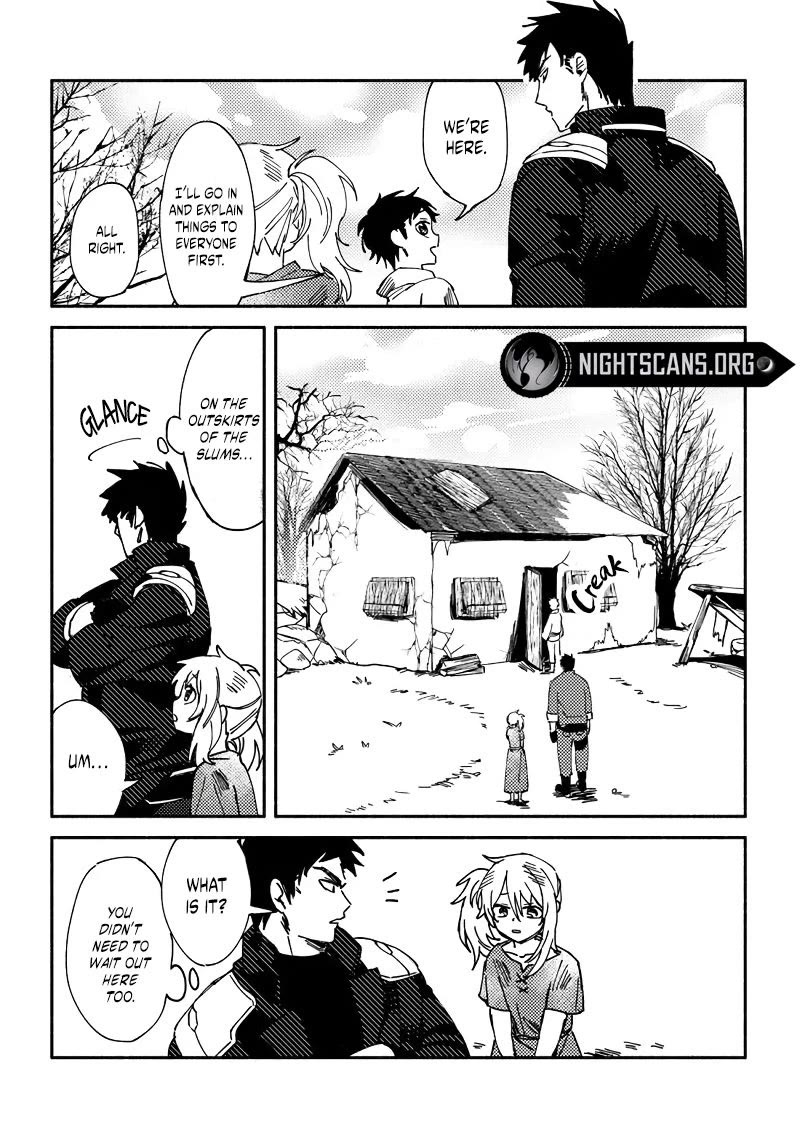 B-Rank Adventurer With a Bad Guy Face Becomes a Father for the Hero and His Childhood Friends chapter 1 page 16