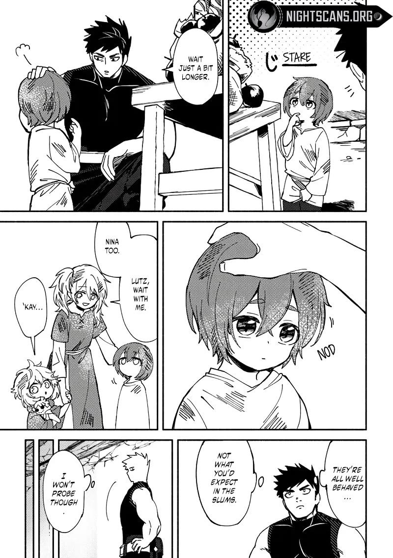 B-Rank Adventurer With a Bad Guy Face Becomes a Father for the Hero and His Childhood Friends chapter 1 page 34