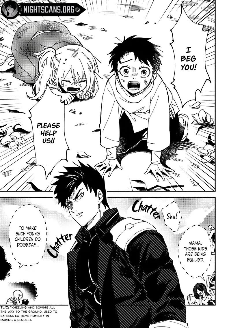 B-Rank Adventurer With a Bad Guy Face Becomes a Father for the Hero and His Childhood Friends chapter 1 page 4