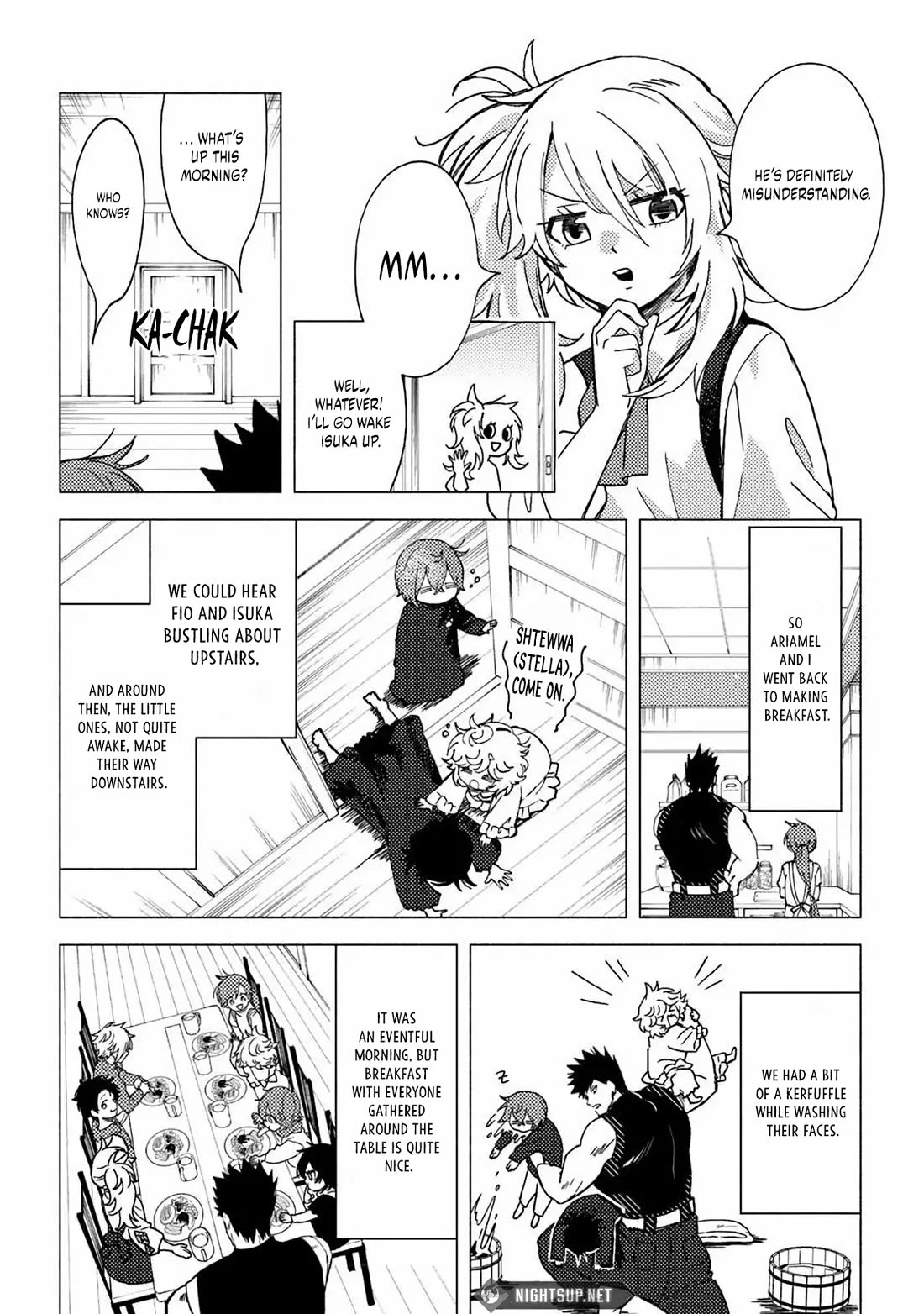 B-Rank Adventurer With a Bad Guy Face Becomes a Father for the Hero and His Childhood Friends chapter 13 page 4