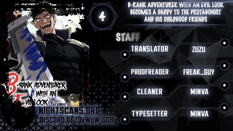 B-Rank Adventurer With a Bad Guy Face Becomes a Father for the Hero and His Childhood Friends chapter 4 page 1