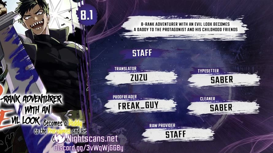 B-Rank Adventurer With a Bad Guy Face Becomes a Father for the Hero and His Childhood Friends chapter 8 page 1