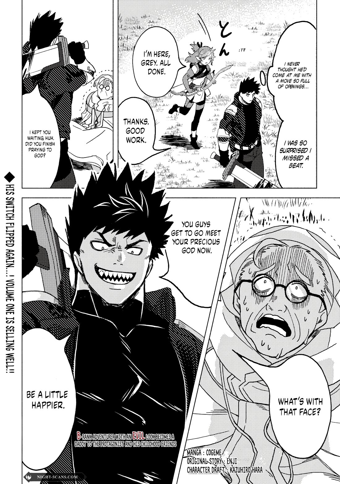 B-Rank Adventurer With a Bad Guy Face Becomes a Father for the Hero and His Childhood Friends chapter 9 page 16