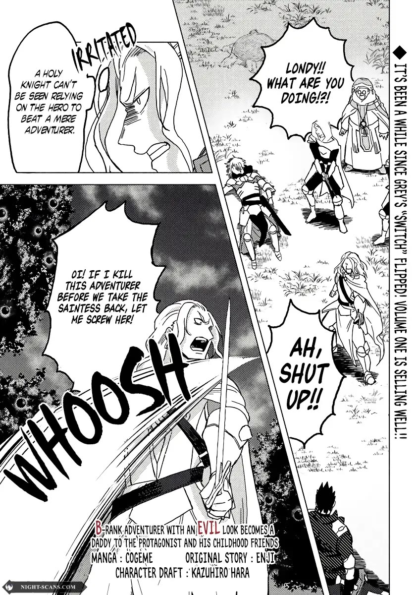 B-Rank Adventurer With a Bad Guy Face Becomes a Father for the Hero and His Childhood Friends chapter 9 page 2