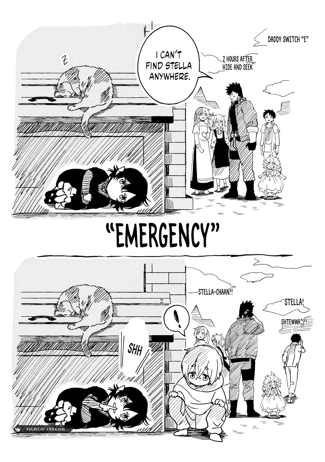 B-Rank Adventurer With a Bad Guy Face Becomes a Father for the Hero and His Childhood Friends chapter 9 page 34