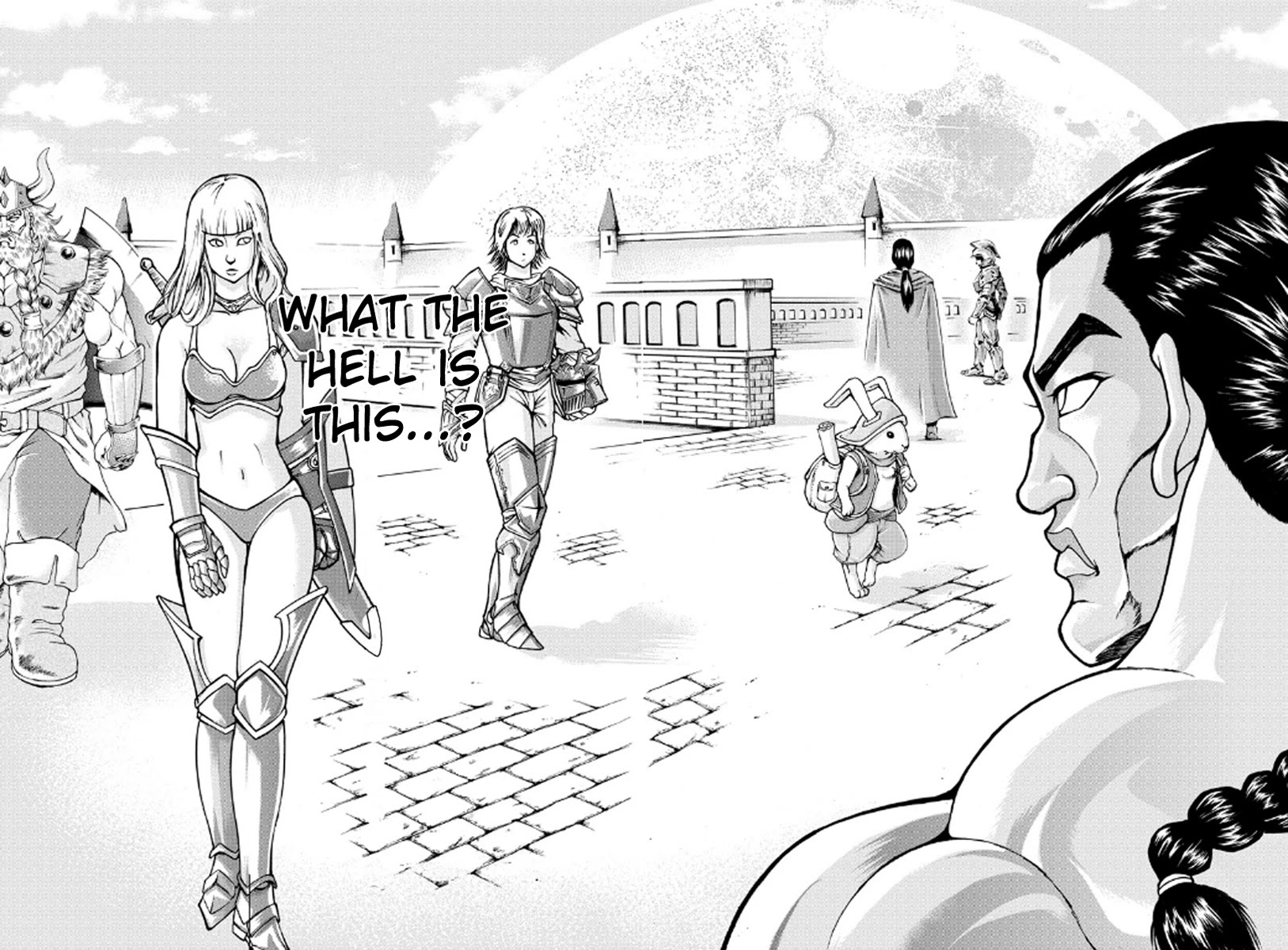 Baki Side Story - Retsu Kaioh Doesn't Mind Even if it's in another World chapter 1 page 13