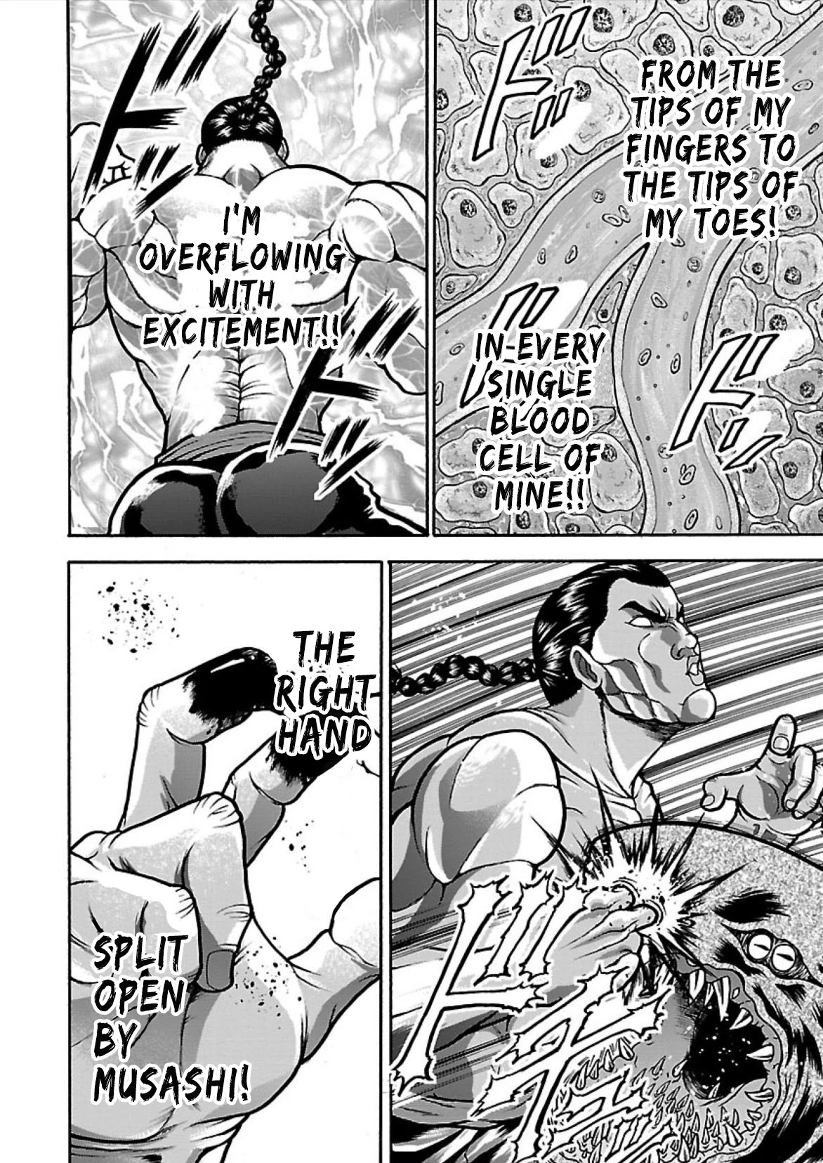 Baki Side Story - Retsu Kaioh Doesn't Mind Even if it's in another World chapter 14 page 8